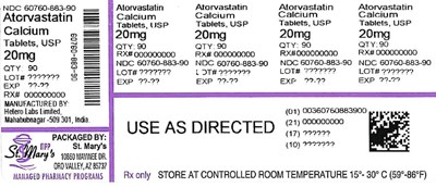 883-90 (Atorvastatin 60760 883 90)